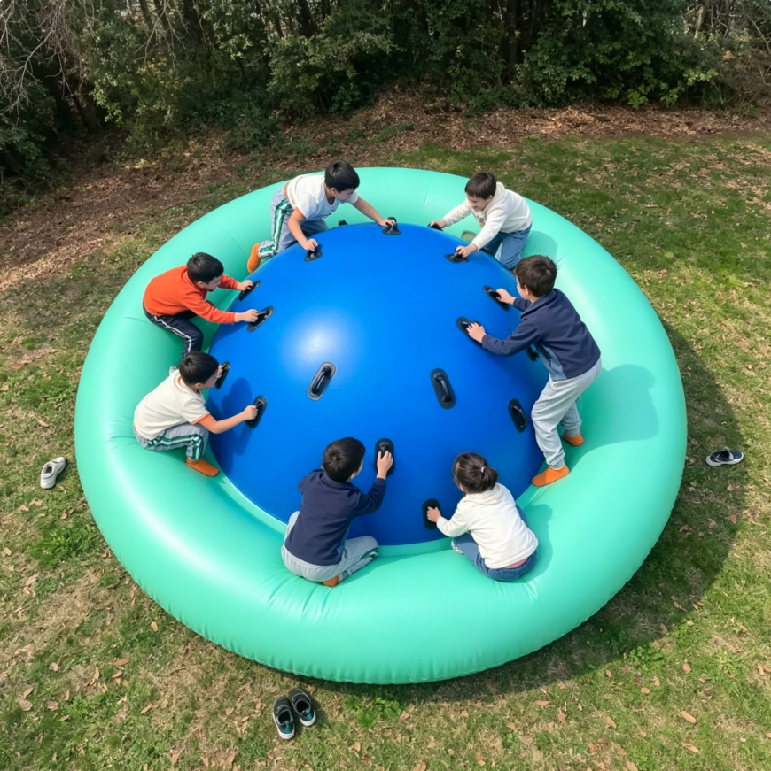 Inflatable Dome Rocker-Trampoline for Kids