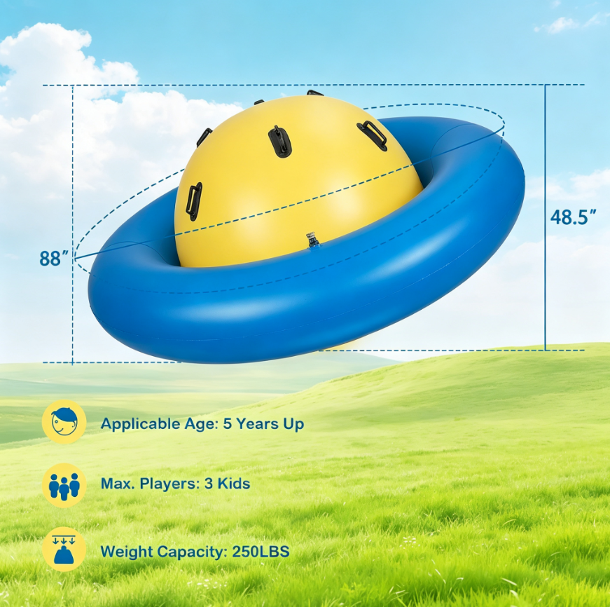 Inflatable Dome Rocker-Trampoline for Kids
