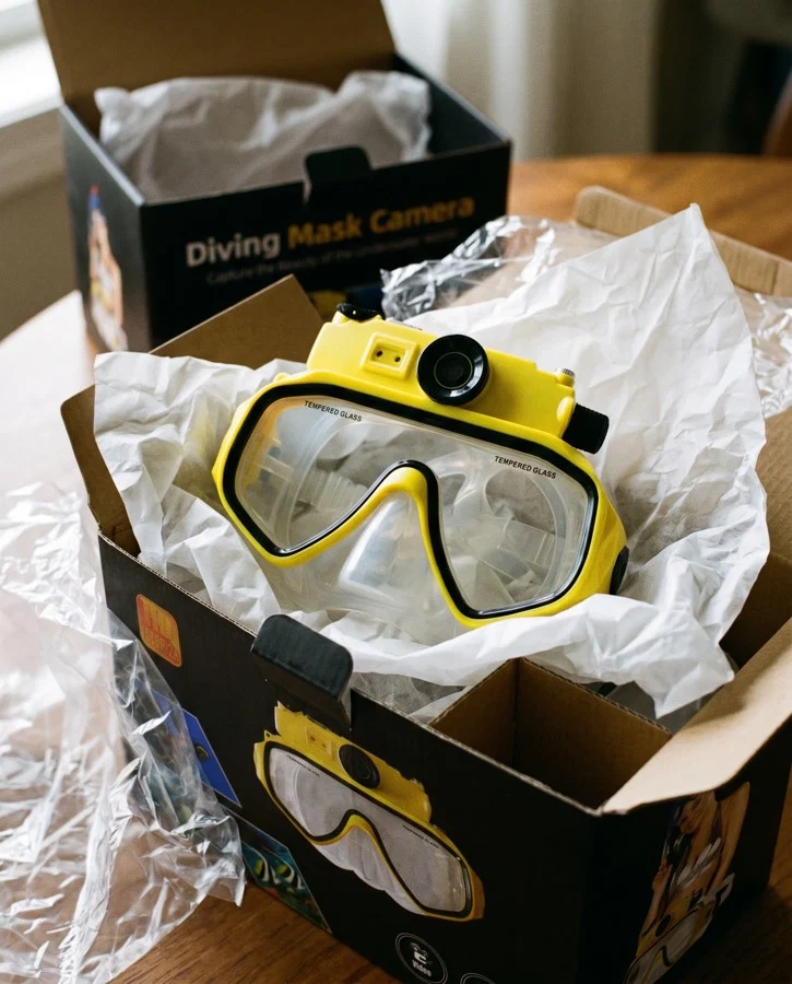 Underwater customer photo