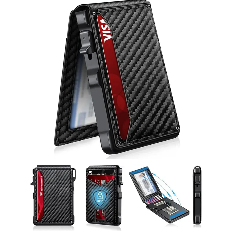 Minimalist Men’s Slim Aluminum Wallet