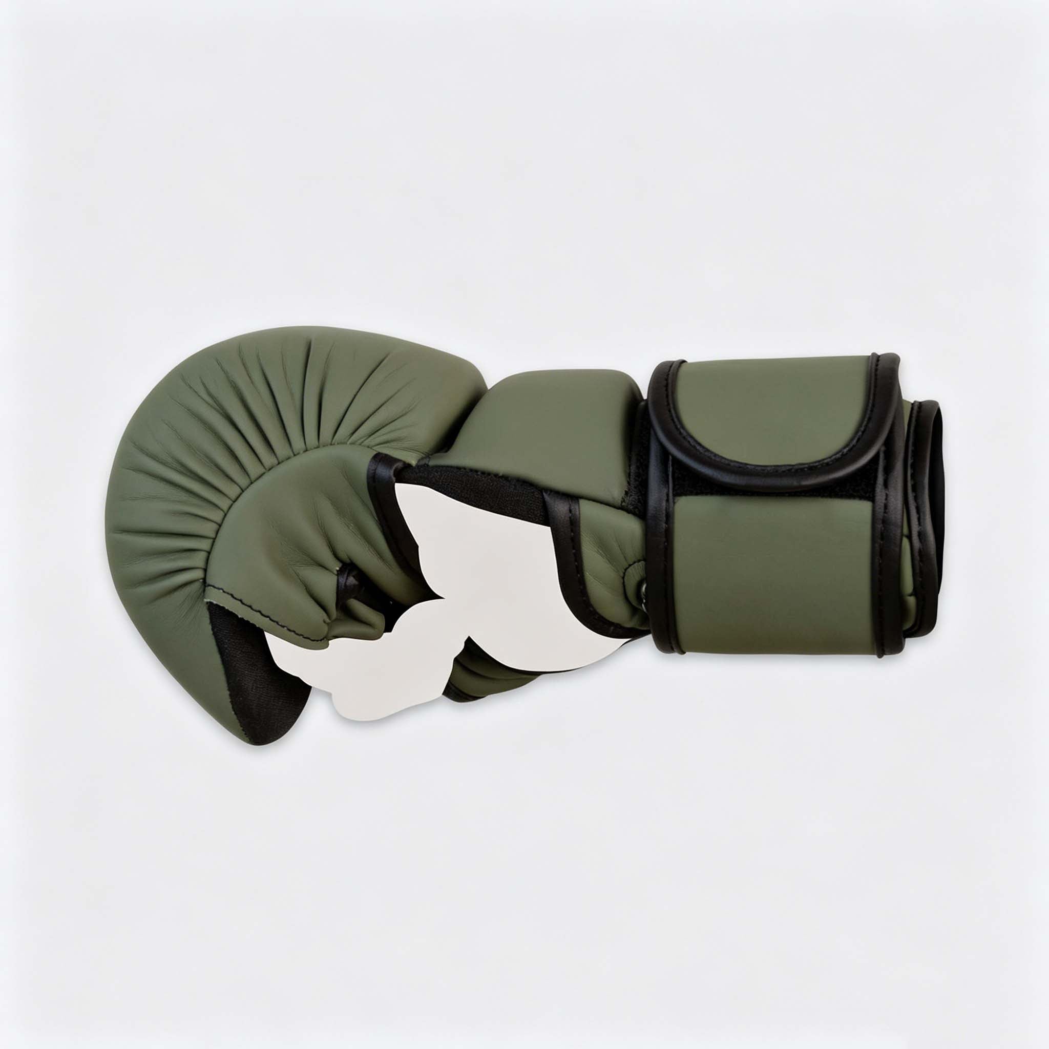 Combat training gloves, specifically designed for grappling and close-quarters combat training.