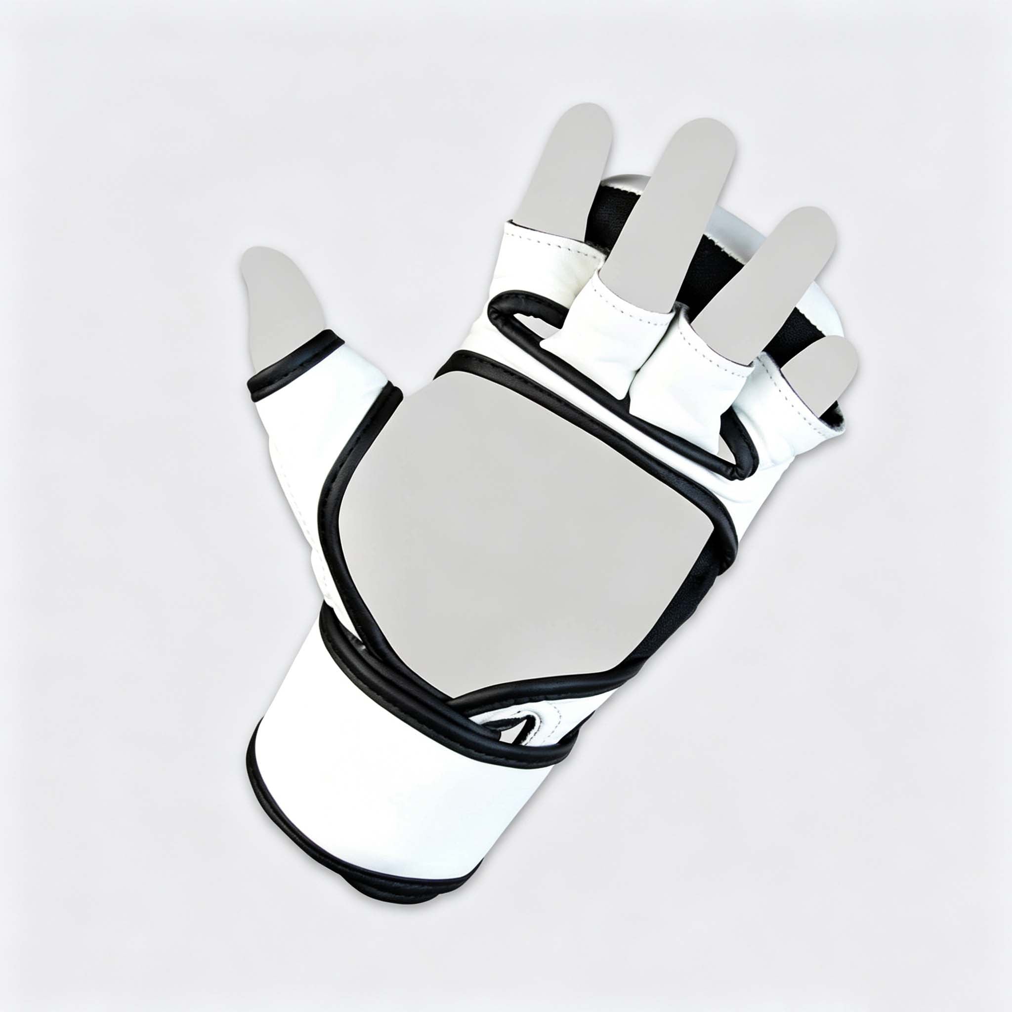 Combat training gloves, specifically designed for grappling and close-quarters combat training.