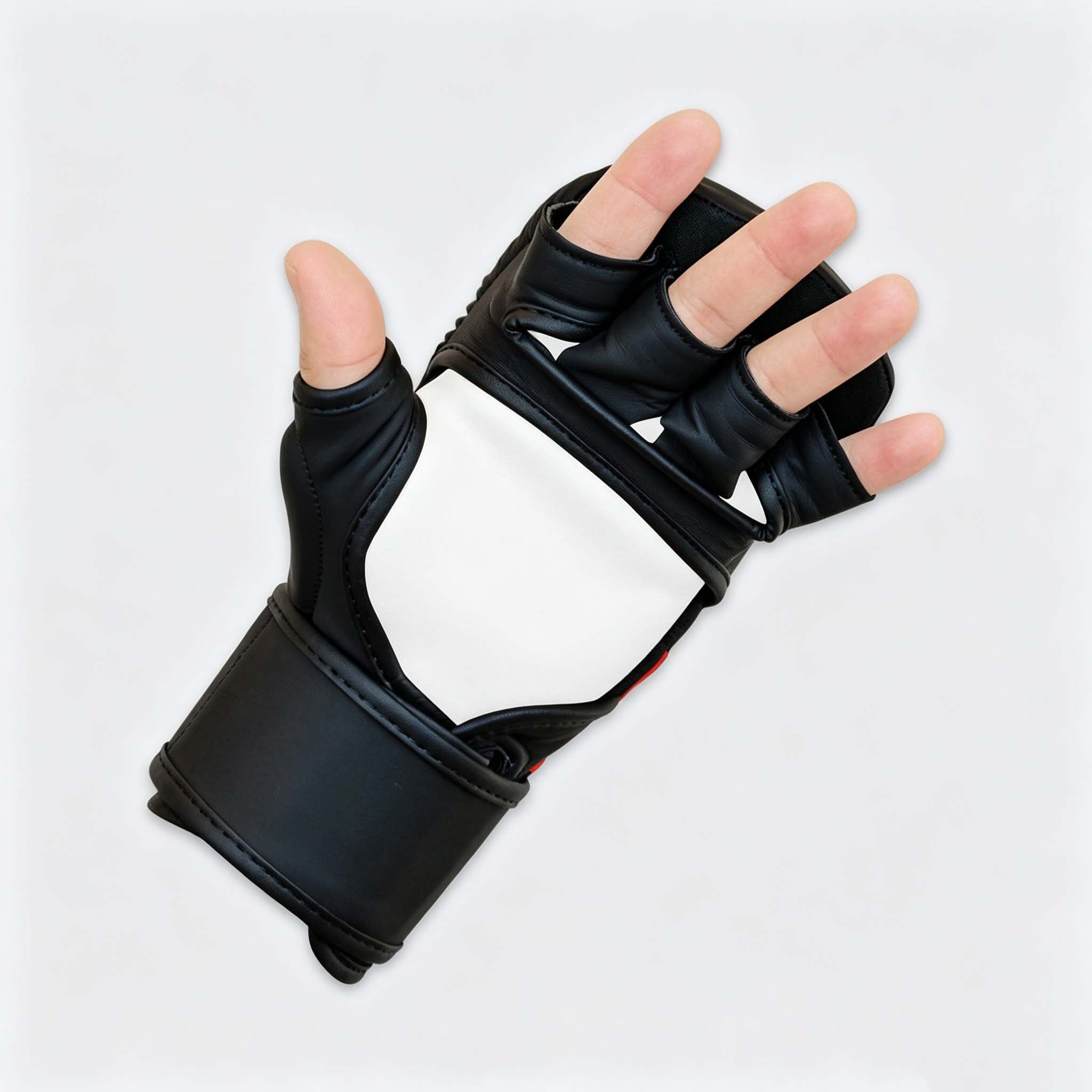 Combat training gloves, specifically designed for grappling and close-quarters combat training.
