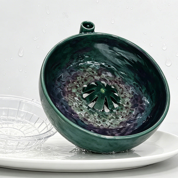Self-Spinning Berry Washing Bowl – Ceramic