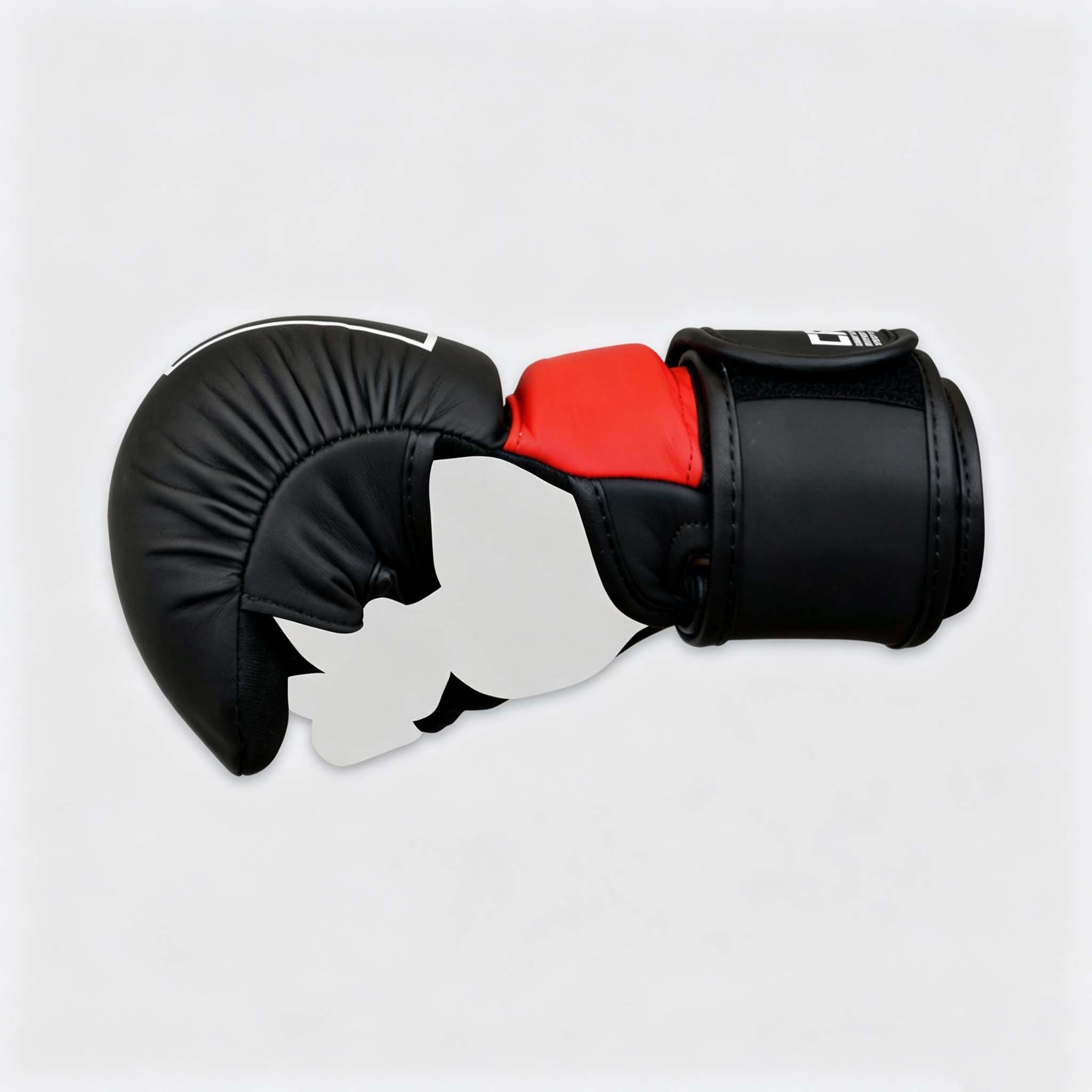 Combat training gloves, specifically designed for grappling and close-quarters combat training.