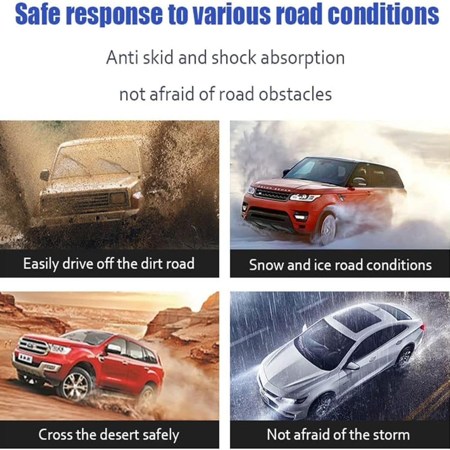 Reusable Anti-Snow Tire Chains (20PCS / 25PCS)