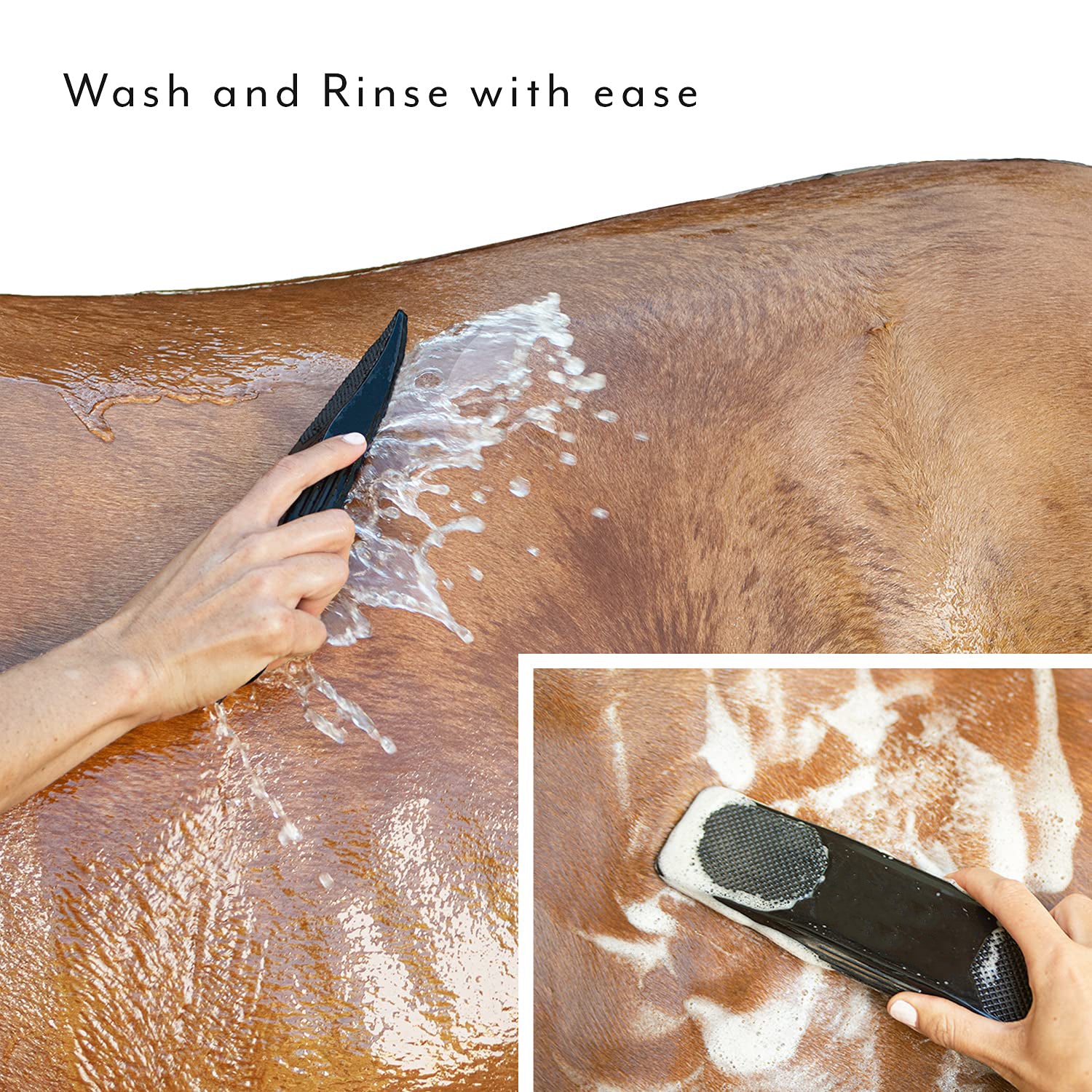 Gentle Groomer – 6-in-1 Shedding Grooming Massage Tool for Horses & Dogs