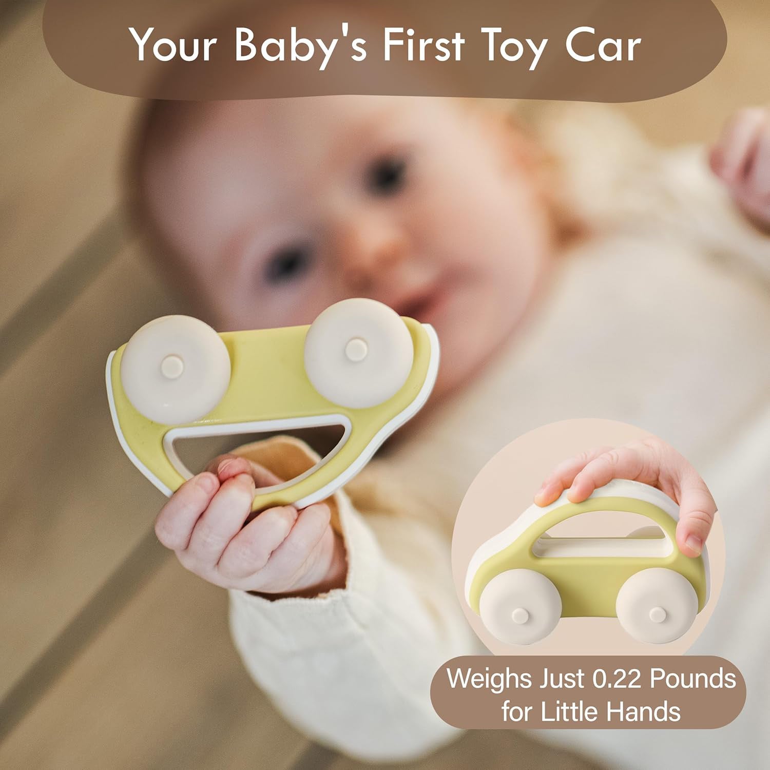 Food Grade Silicone Toy Cars – Push and Go Baby Car Toys