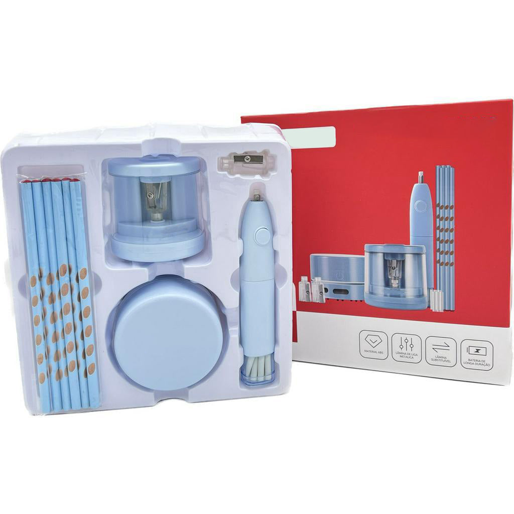 Desktop Office Kit – Electric Stapler, Electric Hole Punch