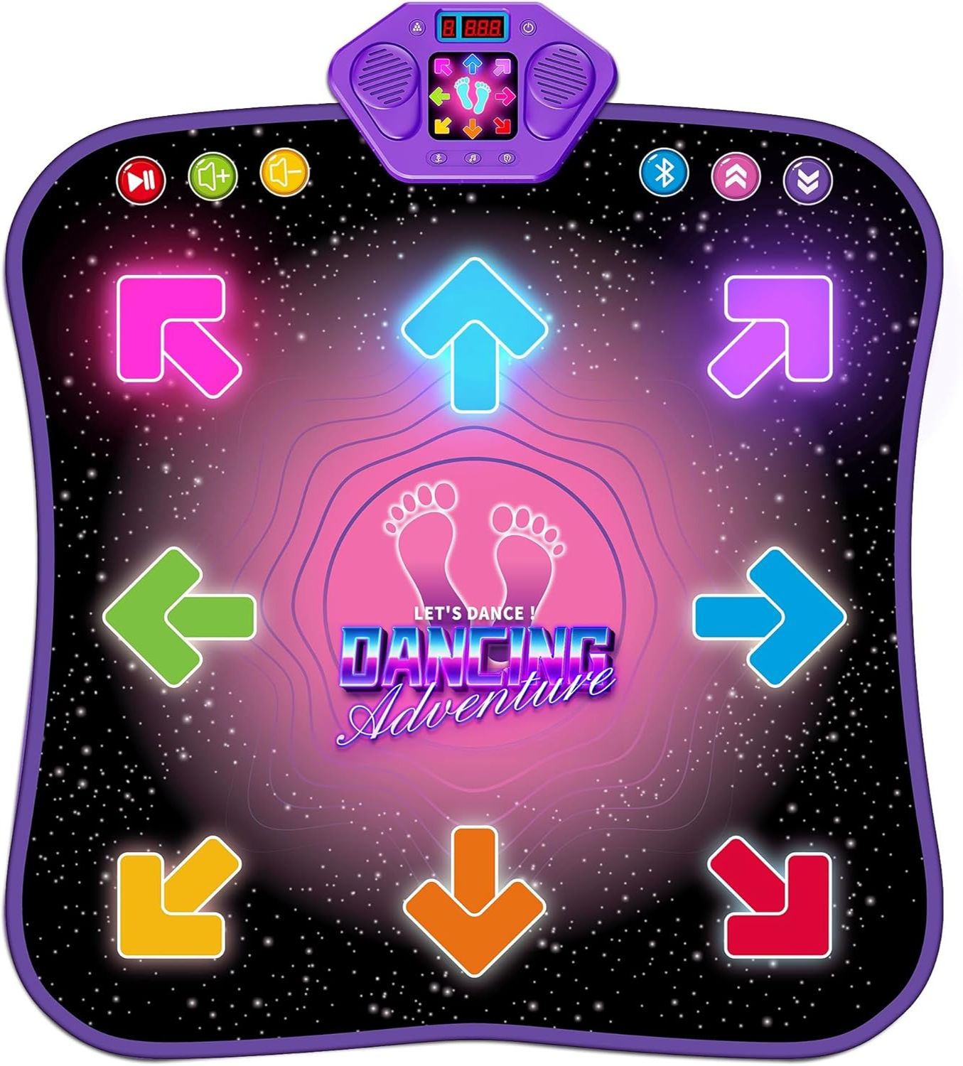 Electronic dance mat toy