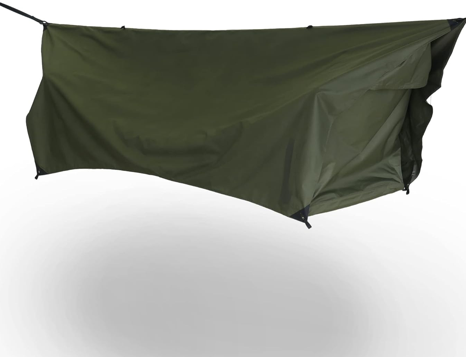 Flat-lying waterproof hammock tent