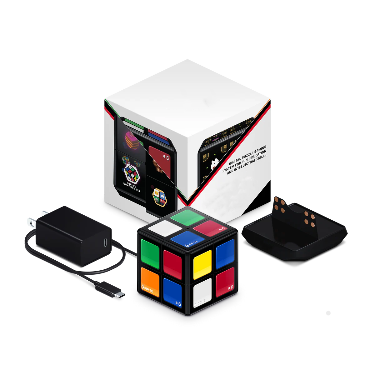 Interactive Puzzle Cube – Twist, Tilt, Tap & Shake