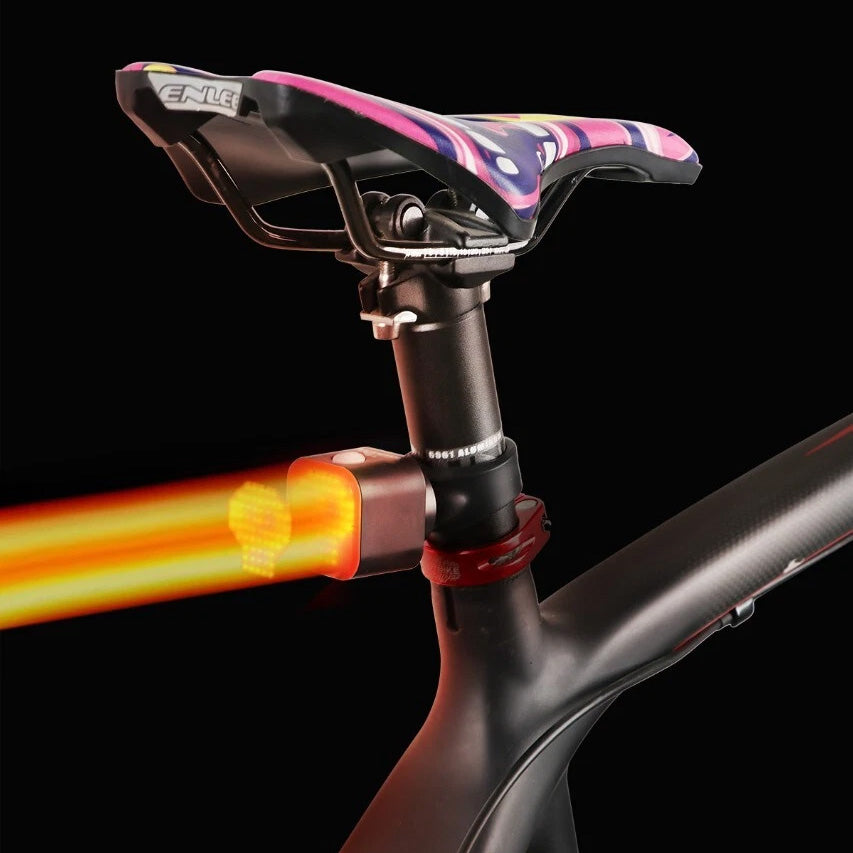 Smart Emoji Sensor Bicycle Tail Light for Night Riding