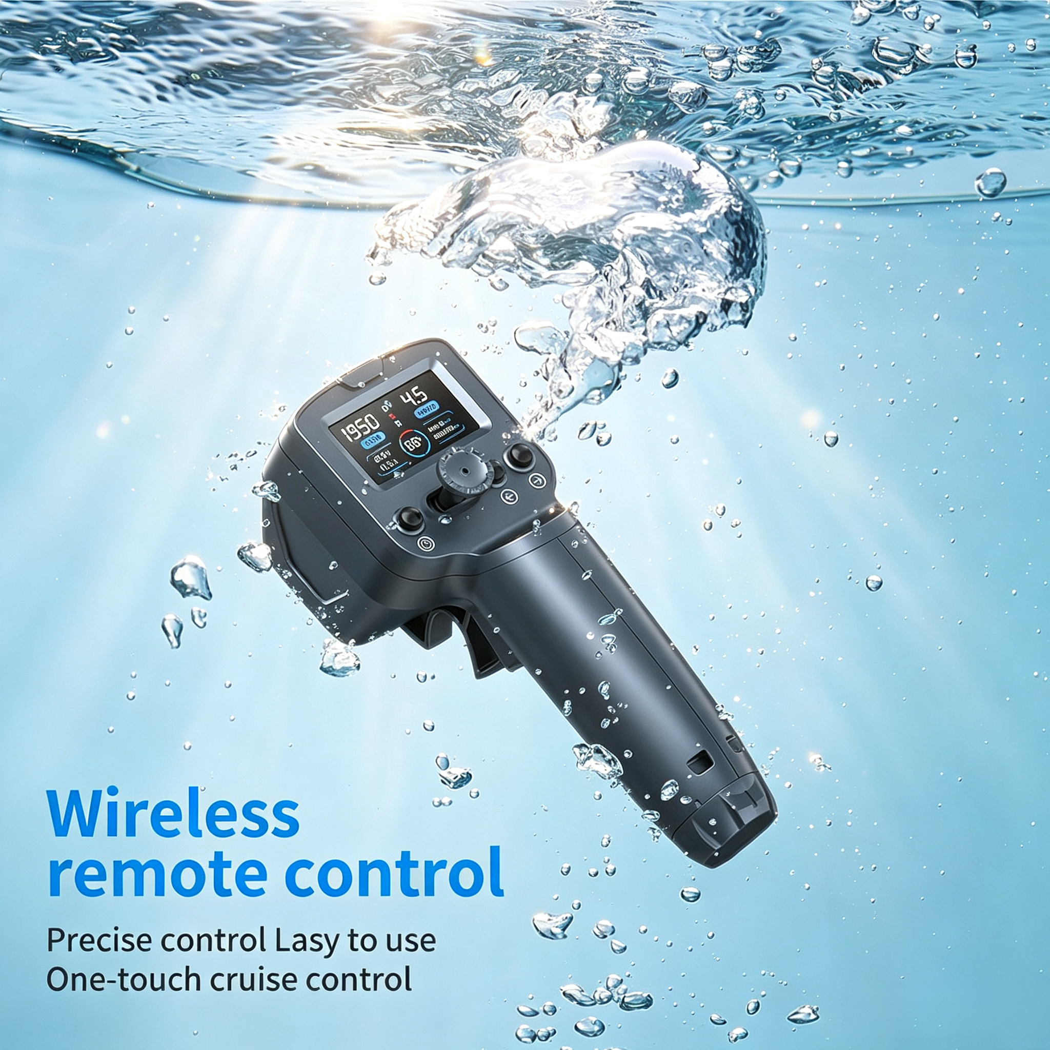 Portable Brushless Underwater Thruster Kit-Smart Electric Motor for Kayaks & Paddle Boards