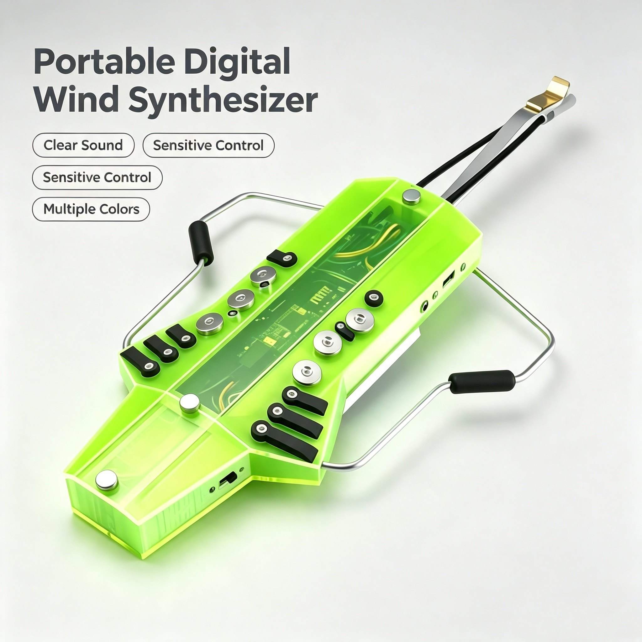 Breathe. Glide. Express. Digital Wind Control with Stainless Precision.