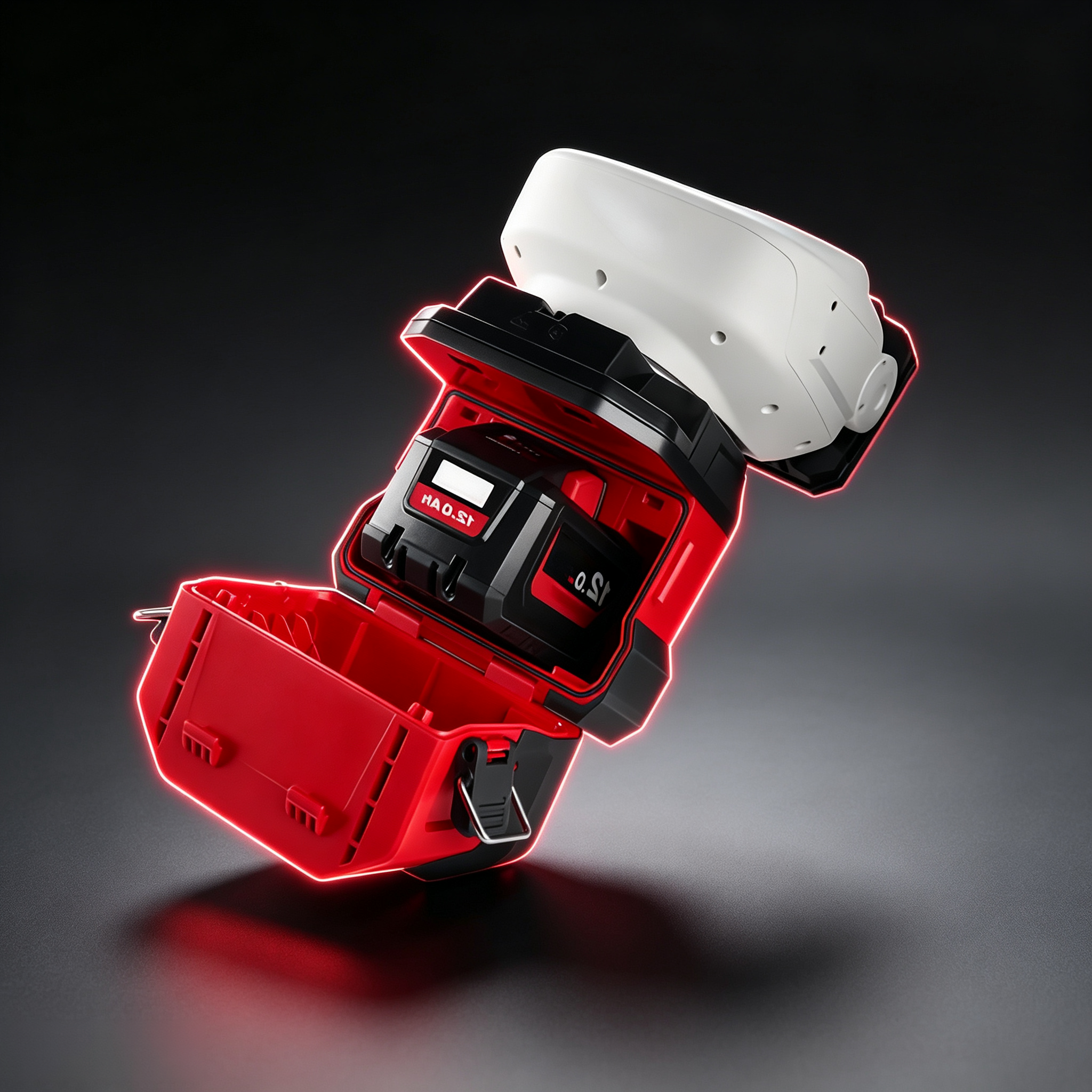 Remote-Control LED Searchlight-Ultra-Bright Long-Range Outdoor Spotlight