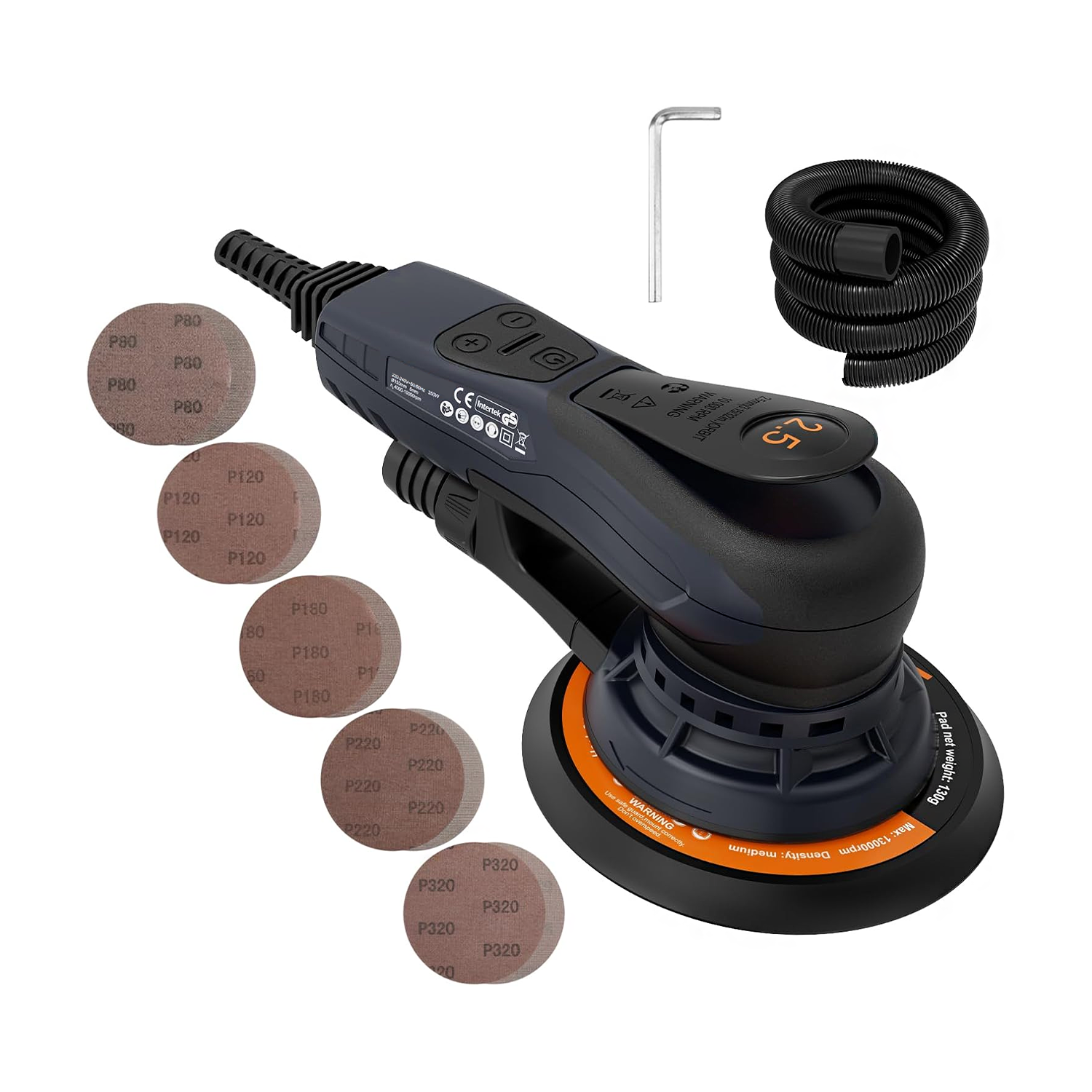 Brushless Random Orbital Sander-Powerful Dual-Speed Surface Finishing Tool