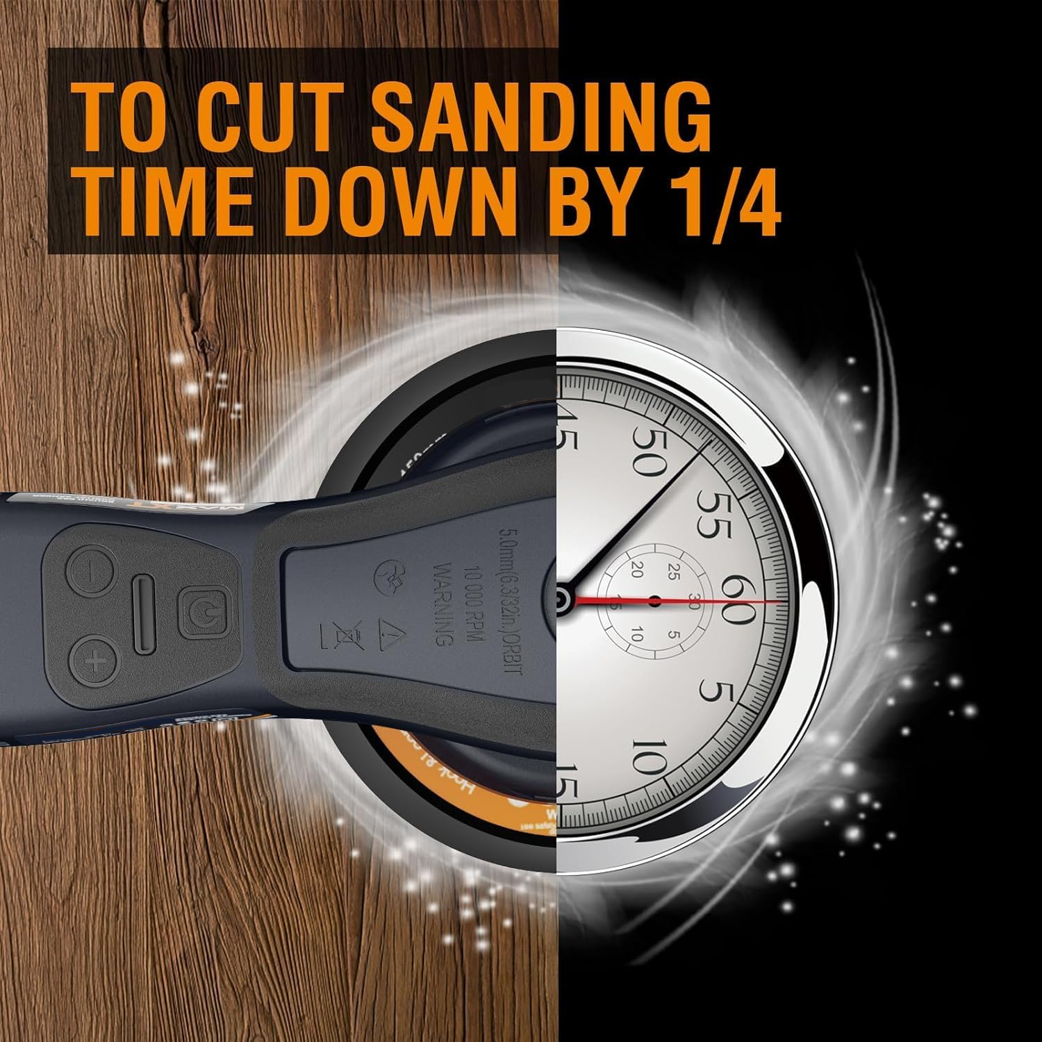 Brushless Random Orbital Sander-Powerful Dual-Speed Surface Finishing Tool