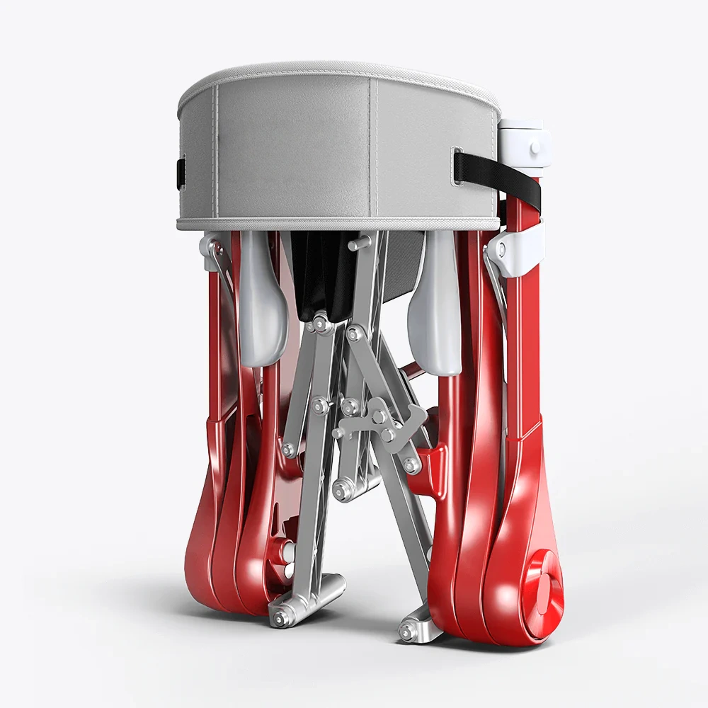 Ultra-Light Folding Travel Rollator Walker-Compact Mobility Support for Everyday Freedom
