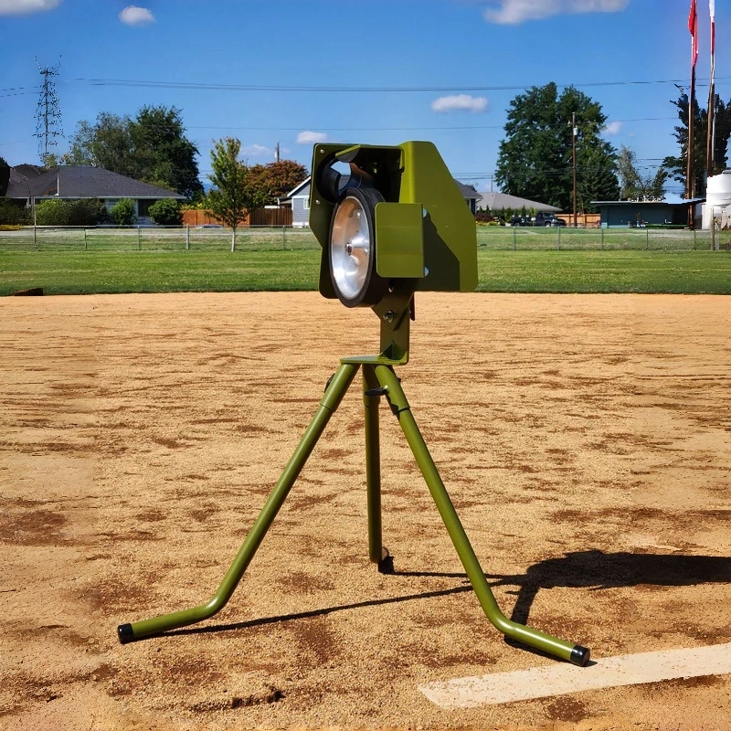 Portable Baseball Pitching Machine – Adjustable Training Launcher for Young Players