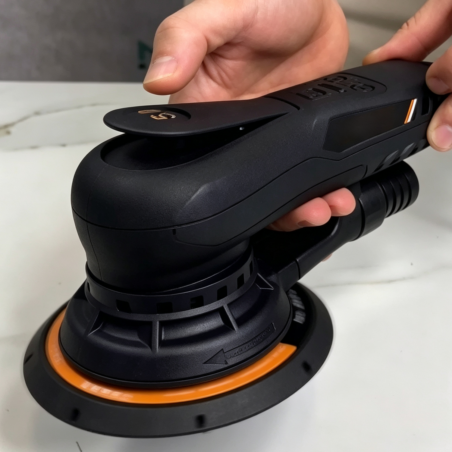 Brushless Random Orbital Sander-Powerful Dual-Speed Surface Finishing Tool