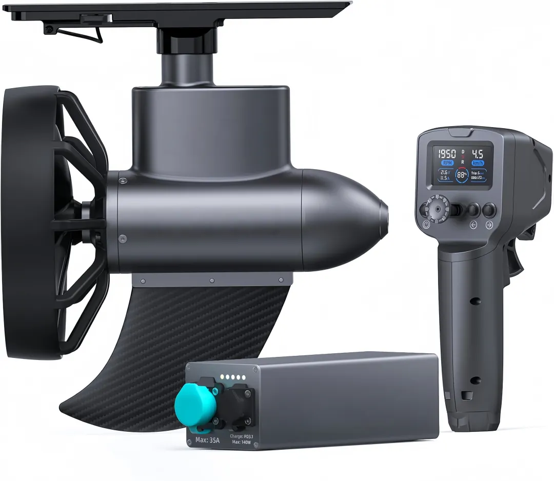 Portable Brushless Underwater Thruster Kit-Smart Electric Motor for Kayaks & Paddle Boards
