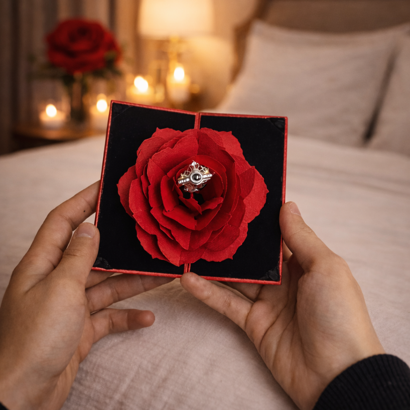 Ring Box – Romantic Surprise Gift with Adjustable Ring