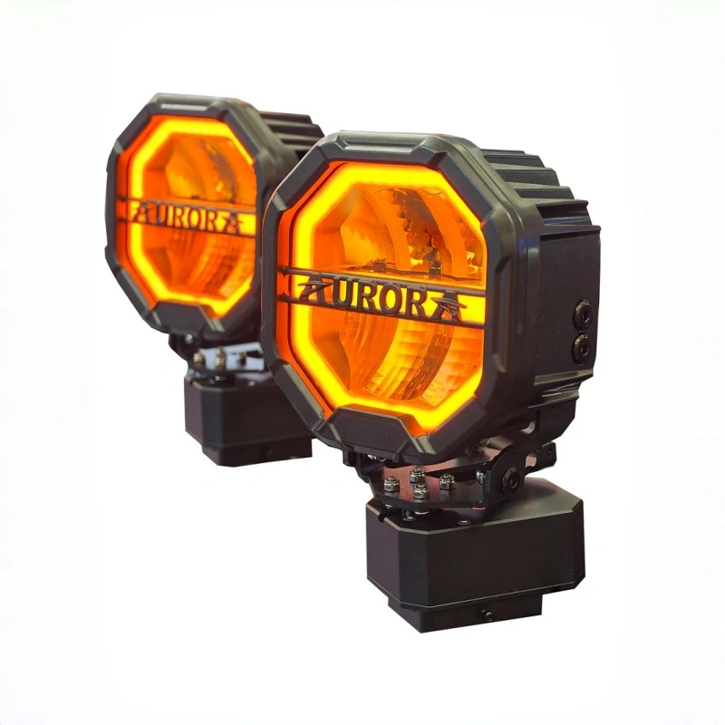 Remote Adjustable LED Spotlight Pair – High Power Off-Road Lighting System