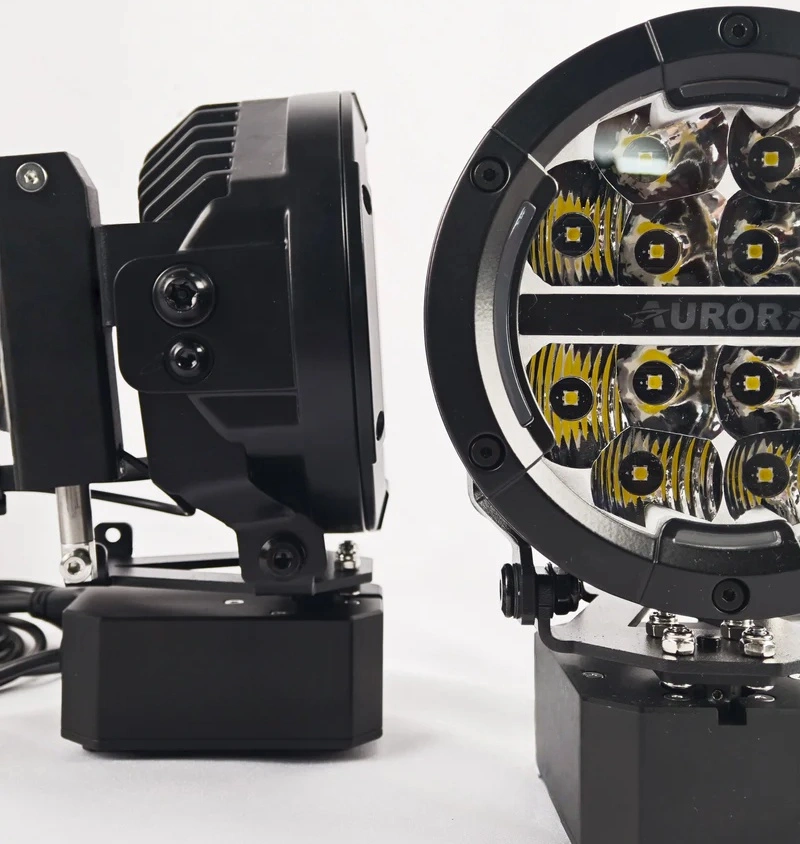 Remote Adjustable LED Spotlight Pair – High Power Off-Road Lighting System