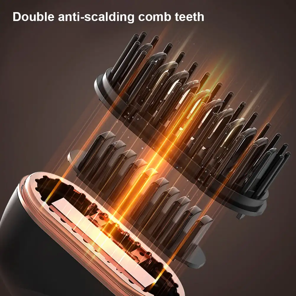 Mini Hair Straightening Comb ,Wireless Charging