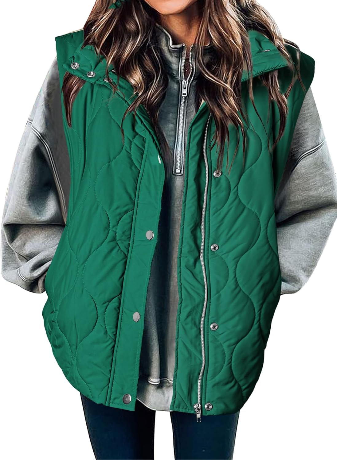 Women's Lightweight Quilted Stand Collar Sleeveless Jackets (buy 2 free shipping)