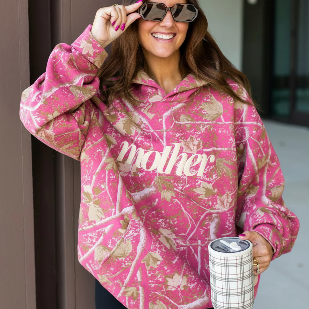 'Mother Nature' Camo Hideaway Hoodie