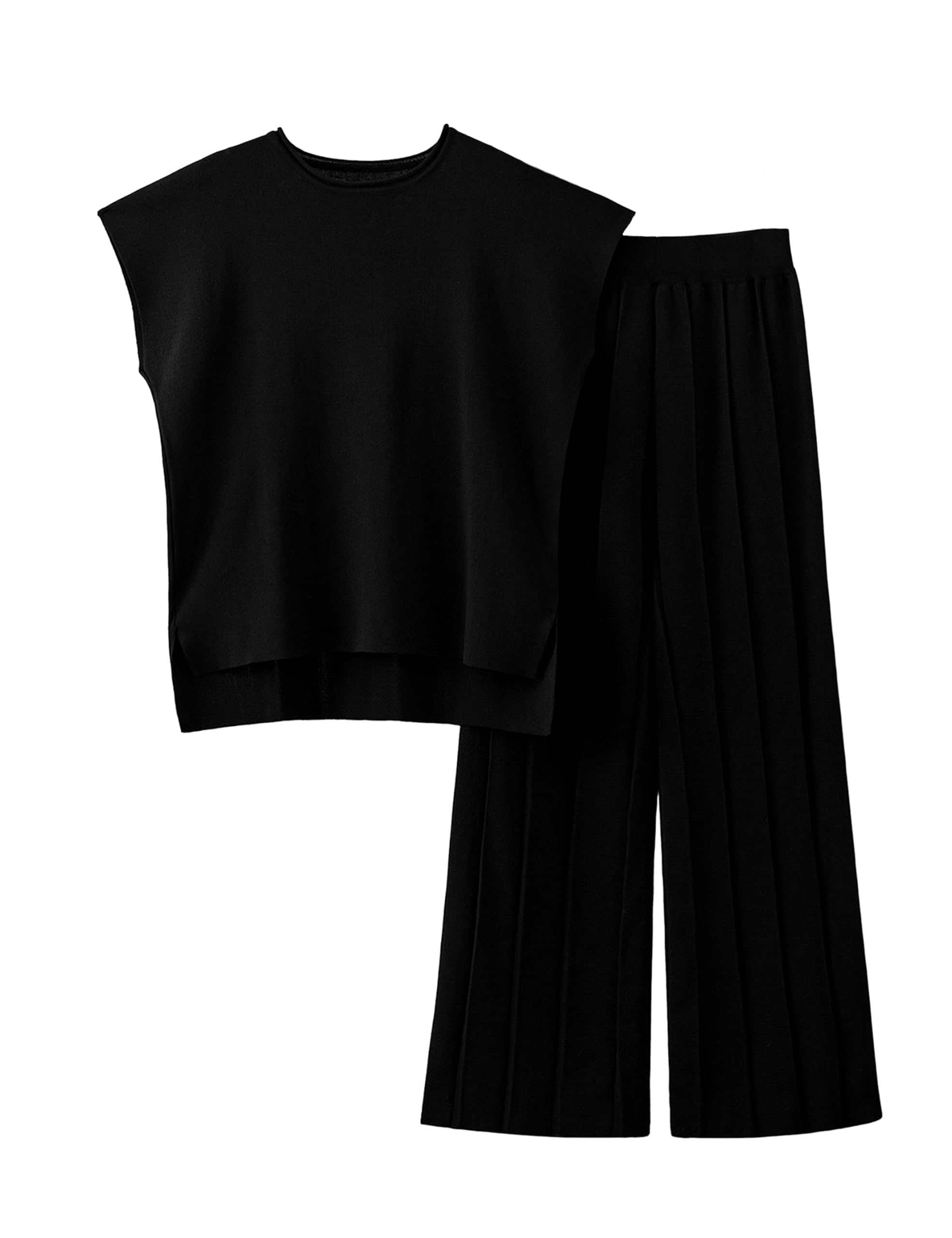 HOT SALE Women's 2 Piece Knitted Vest and Pants Lounge Set
