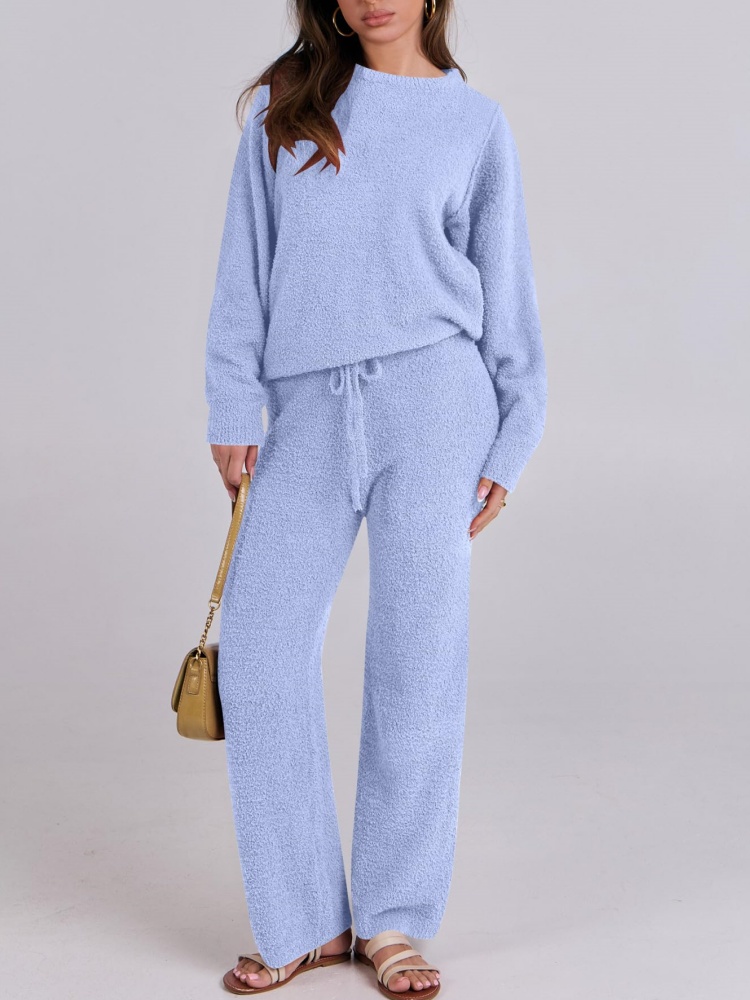 Fuzzy Fleece Lounge Sets 2 Piece Outfits (Buy 2 Free Shipping)