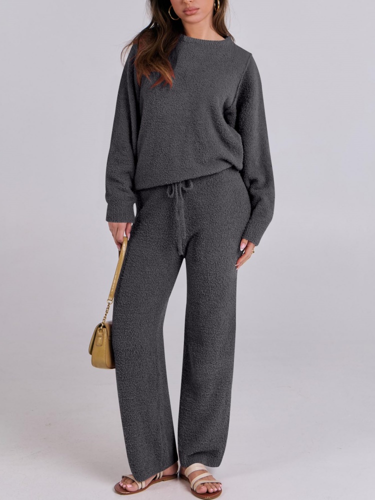 Fuzzy Fleece Lounge Sets 2 Piece Outfits (Buy 2 Free Shipping)
