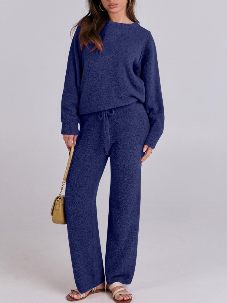 Fuzzy Fleece Lounge Sets 2 Piece Outfits (Buy 2 Free Shipping)