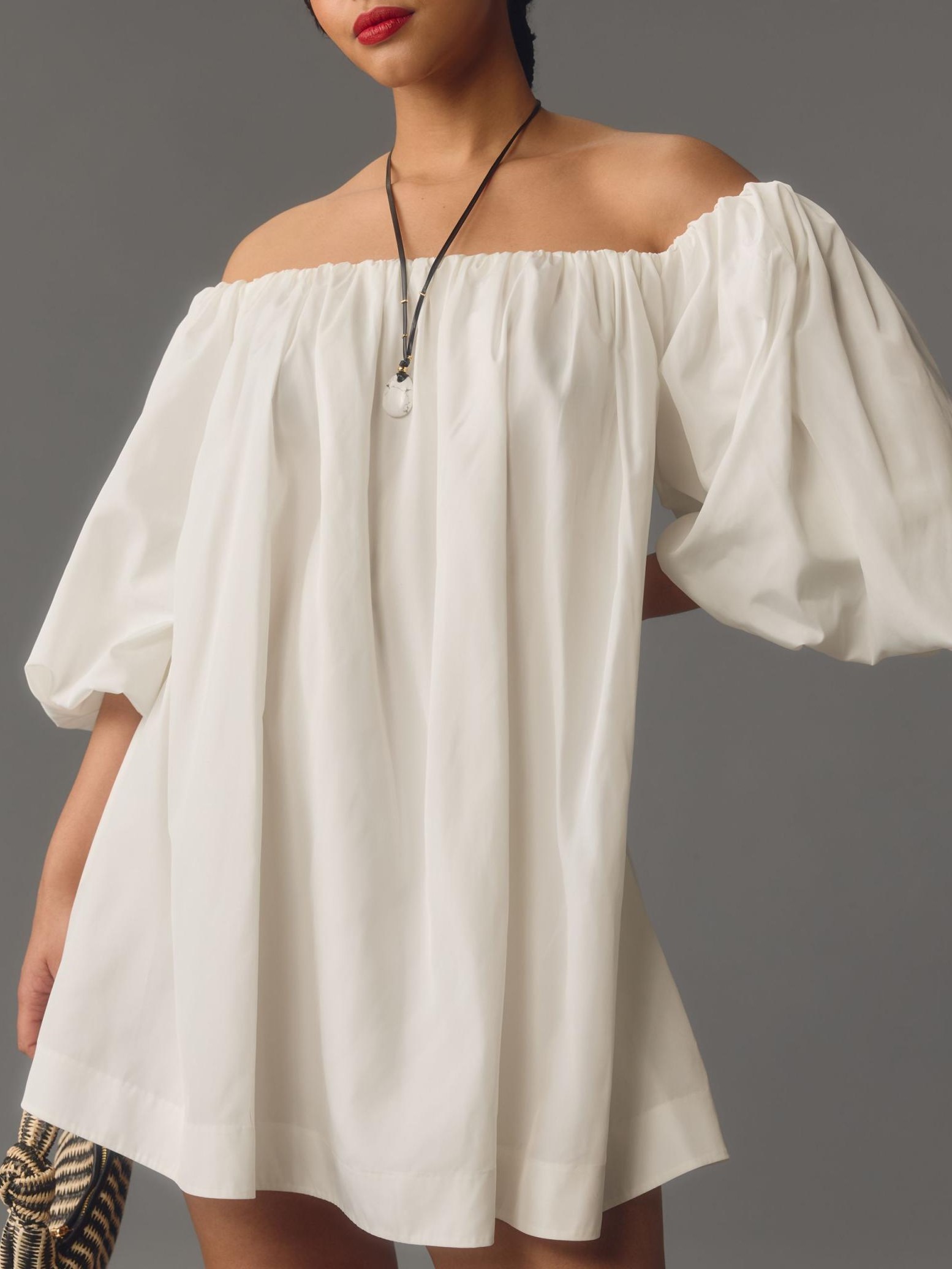 HOT SALE New Summer Puff Sleeve Off Shoulder Dress