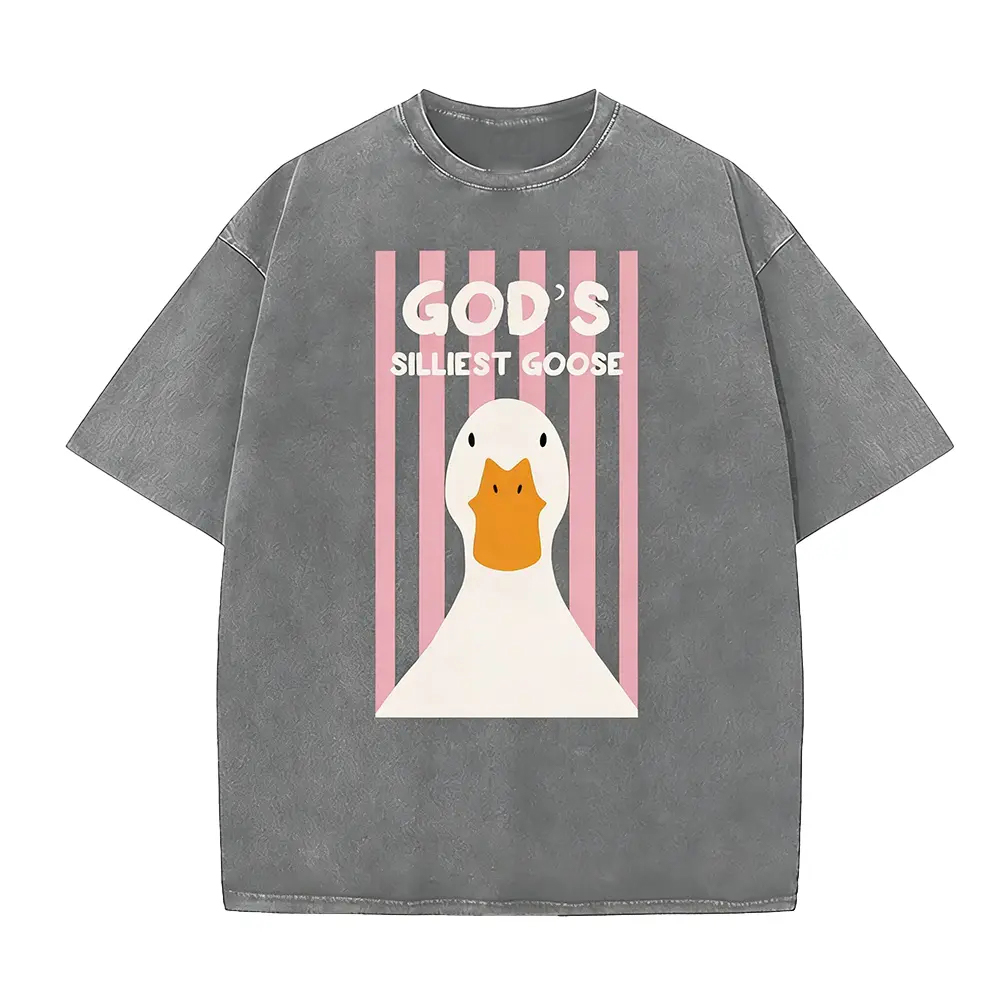 God's Silliest Goose Washed T-Shirt