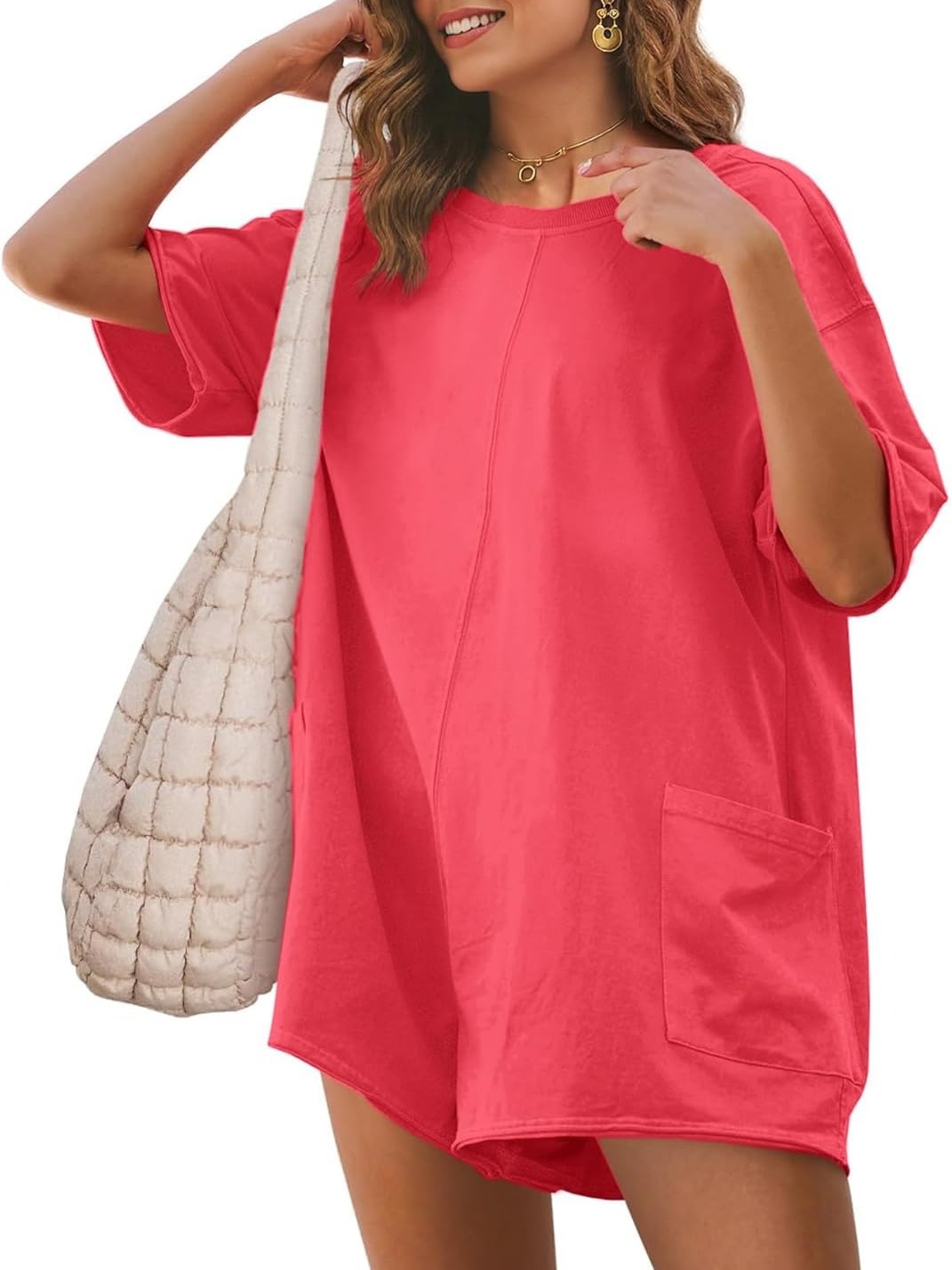 HOT SALE Hot Shot Back V Neck Half Sleeve Jumpsuit (BUY 2 FREE SHIPPING!!!)