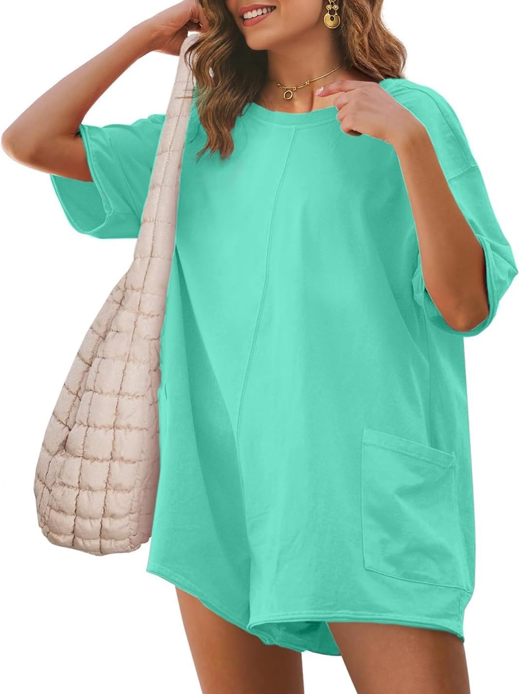 HOT SALE Hot Shot Back V Neck Half Sleeve Jumpsuit (BUY 2 FREE SHIPPING!!!)