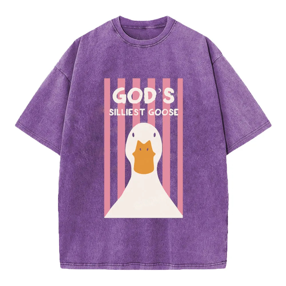 God's Silliest Goose Washed T-Shirt