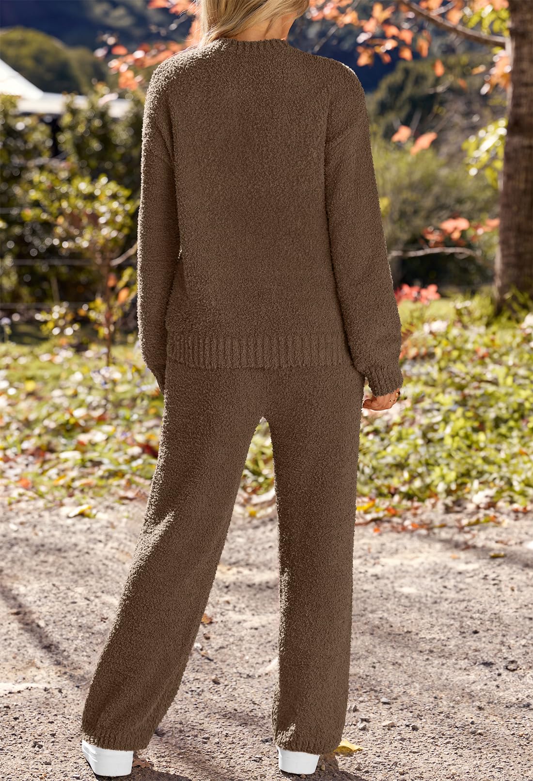 HOT SALE Women's Fuzzy Fleece Lounge Sets 2 Piece Outfits