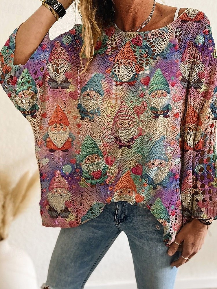 HOT SALE Women's Soft Crocheted Christmas Sweater
