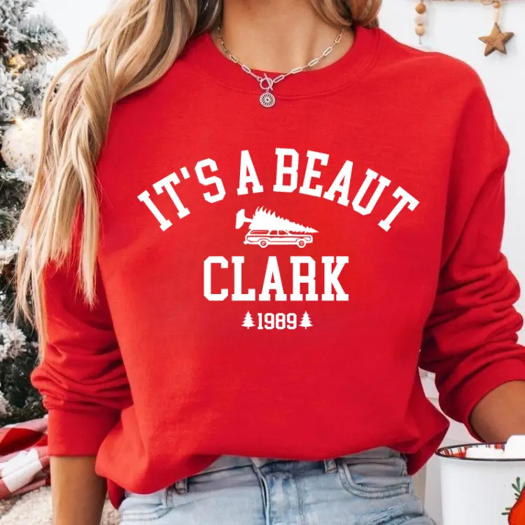 "It’s A Beaut Clark 1989" Retro Christmas Sweatshirt