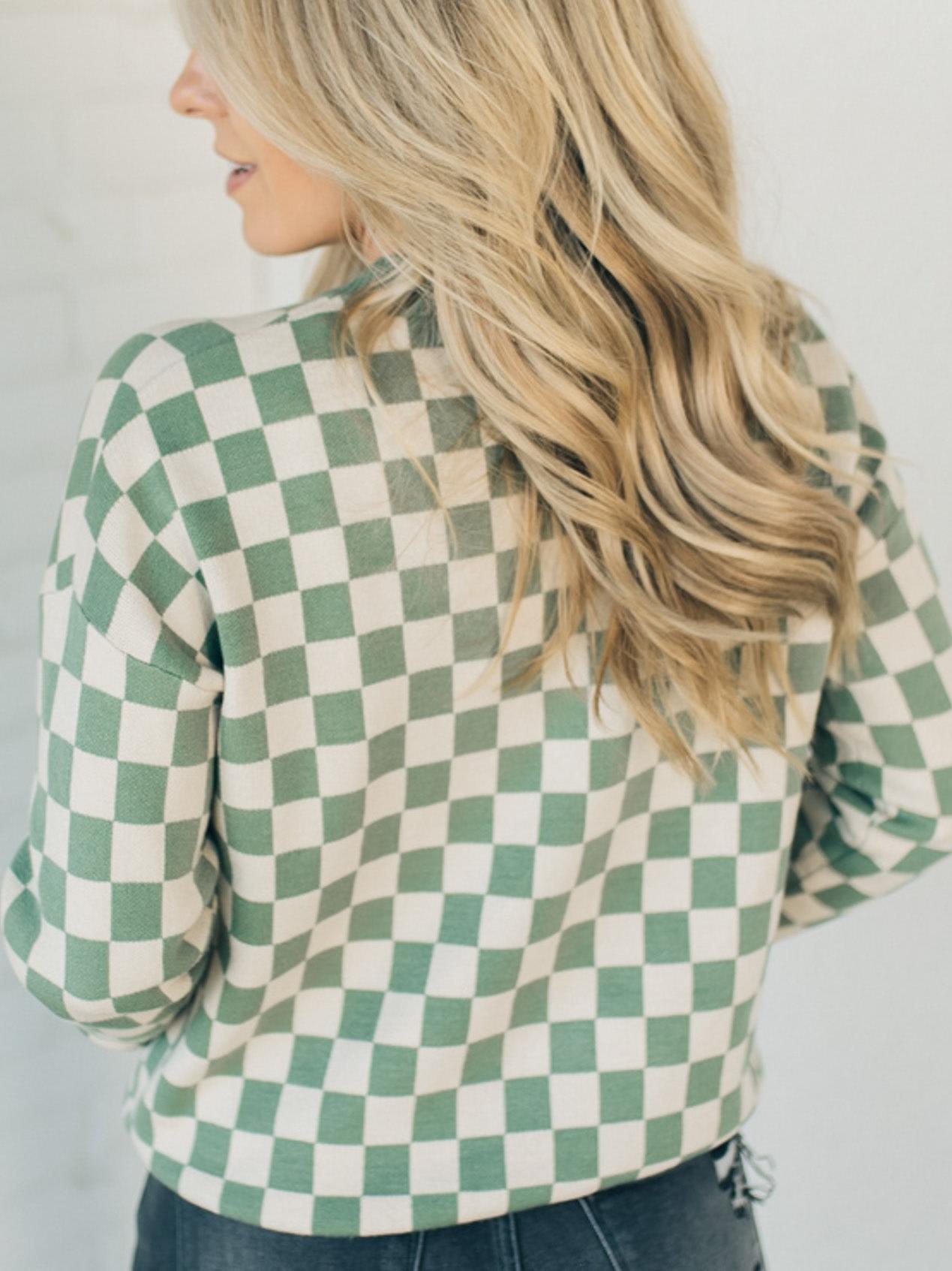 Checked In Sweater