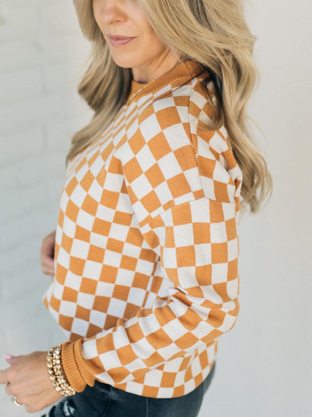 Checked In Sweater
