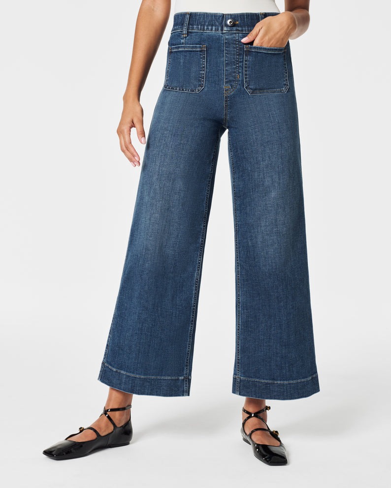 Cropped Wide-Leg Jeans(BUY 2 FREE SHIPPING)