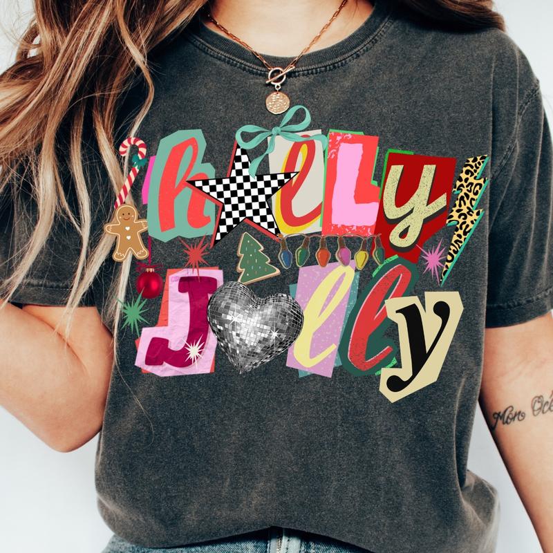 Retro Collage Style Positive Christian Faith T-shirt