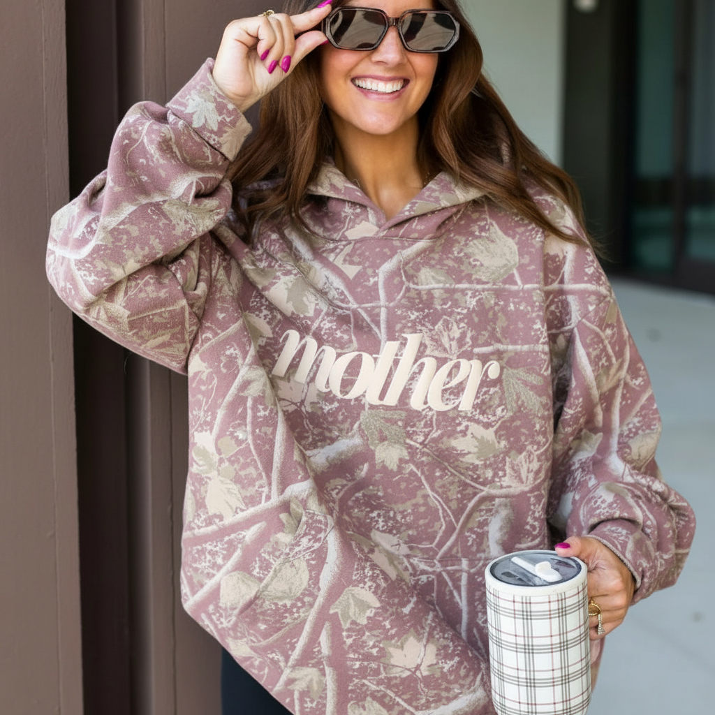 'Mother Nature' Camo Hideaway Hoodie