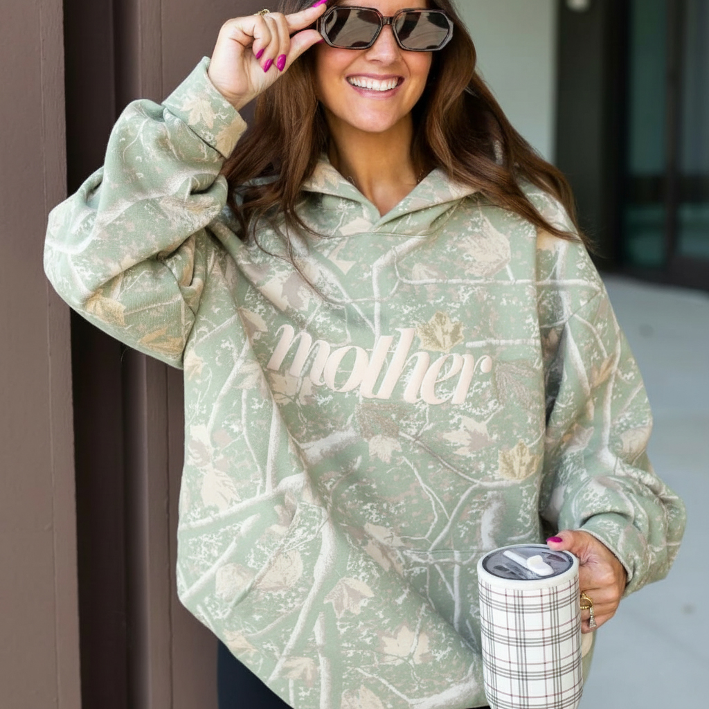 'Mother Nature' Camo Hideaway Hoodie
